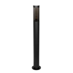 Qazqa staande buitenlampen rox zwart e27