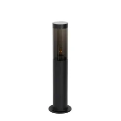 Qazqa staande buitenlampen rox zwart e27