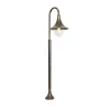 Qazqa staande buitenlampen daphne goudkleurig e27