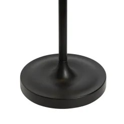 Qazqa tafellampen granny retro zwart geïntegreerde led