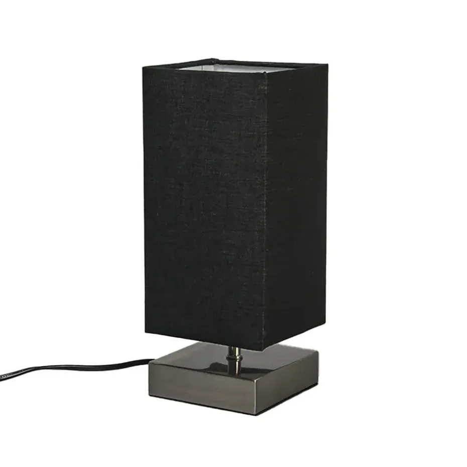 Qazqa tafellampen milo tl zwart e14