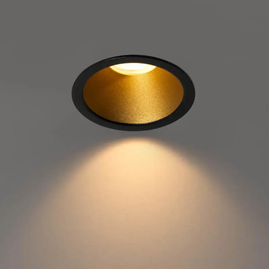 Qazqa tuinspots dept zwart gu10