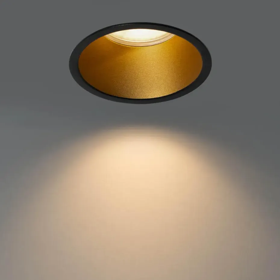 Qazqa tuinspots dept zwart gu10