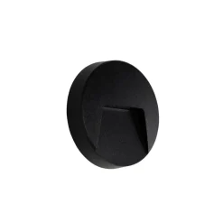 Qazqa tuinspots gem zwart geïntegreerde led