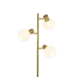 Qazqa vloerlampen anouk goudkleurig e14