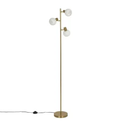 Qazqa vloerlampen anouk goudkleurig e14