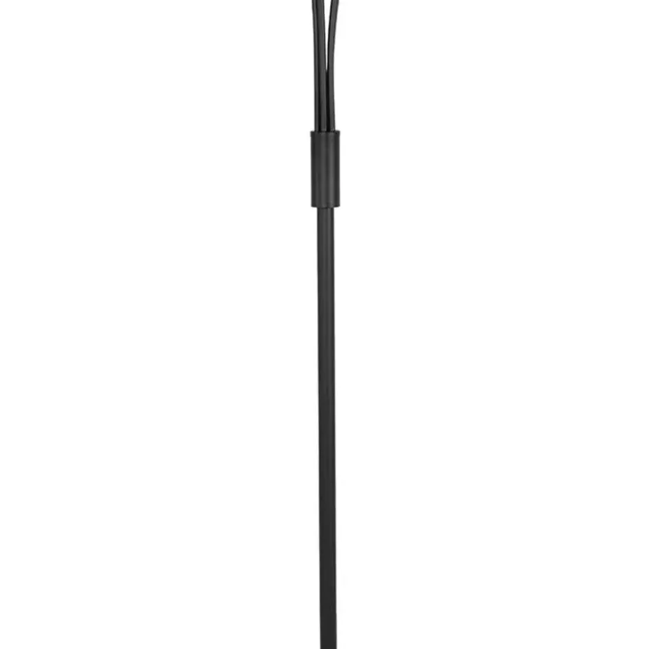 Qazqa vloerlampen athens zwart g9