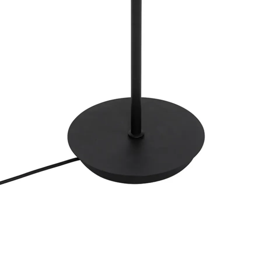 Qazqa vloerlampen athens zwart g9