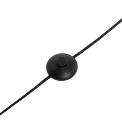 Qazqa vloerlampen athens zwart g9
