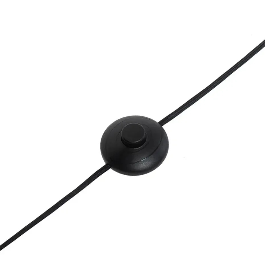 Qazqa vloerlampen athens zwart g9