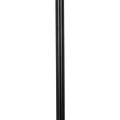 Qazqa vloerlampen ayesha zwart e27