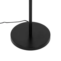 Qazqa vloerlampen ayesha zwart e27