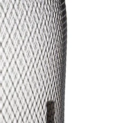 Qazqa vloerlampen bliss_mesh zwart e27