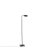 Qazqa vloerlampen botot zwart geïntegreerde led