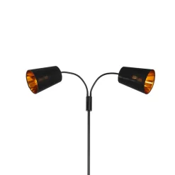 Qazqa vloerlampen carmen zwart e14