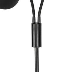 Qazqa vloerlampen carmen zwart e14
