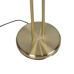 Qazqa vloerlampen diva goudkleurig geïntegreerde led