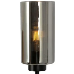 Qazqa vloerlampen laura grijs e27