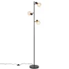 Qazqa vloerlampen mesh bruin e14