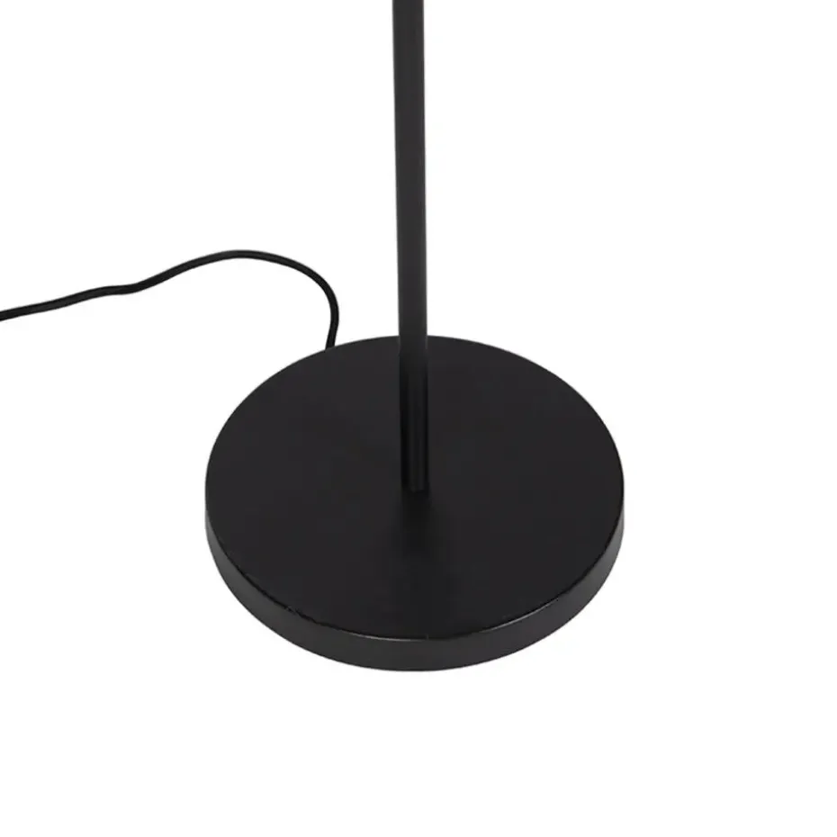 Qazqa vloerlampen mesh bruin e14