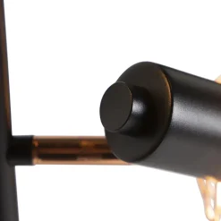 Qazqa vloerlampen mesh bruin e14