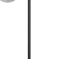 Qazqa vloerlampen pallon zilverkleurig e14