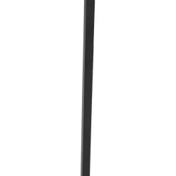 Qazqa vloerlampen qara beige e27