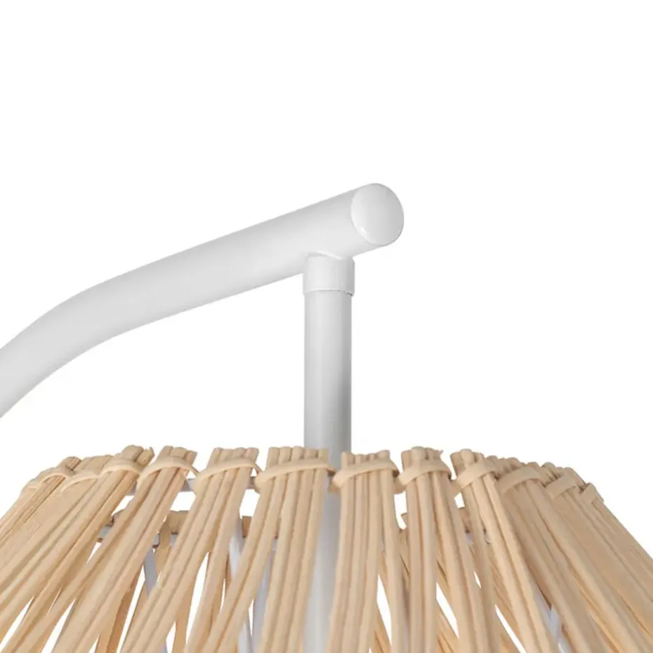 Qazqa vloerlampen sam wit e27