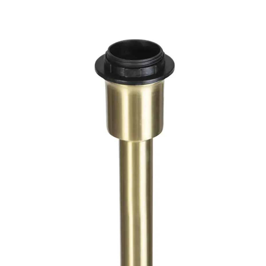 Qazqa vloerlampen simplo goudkleurig e27