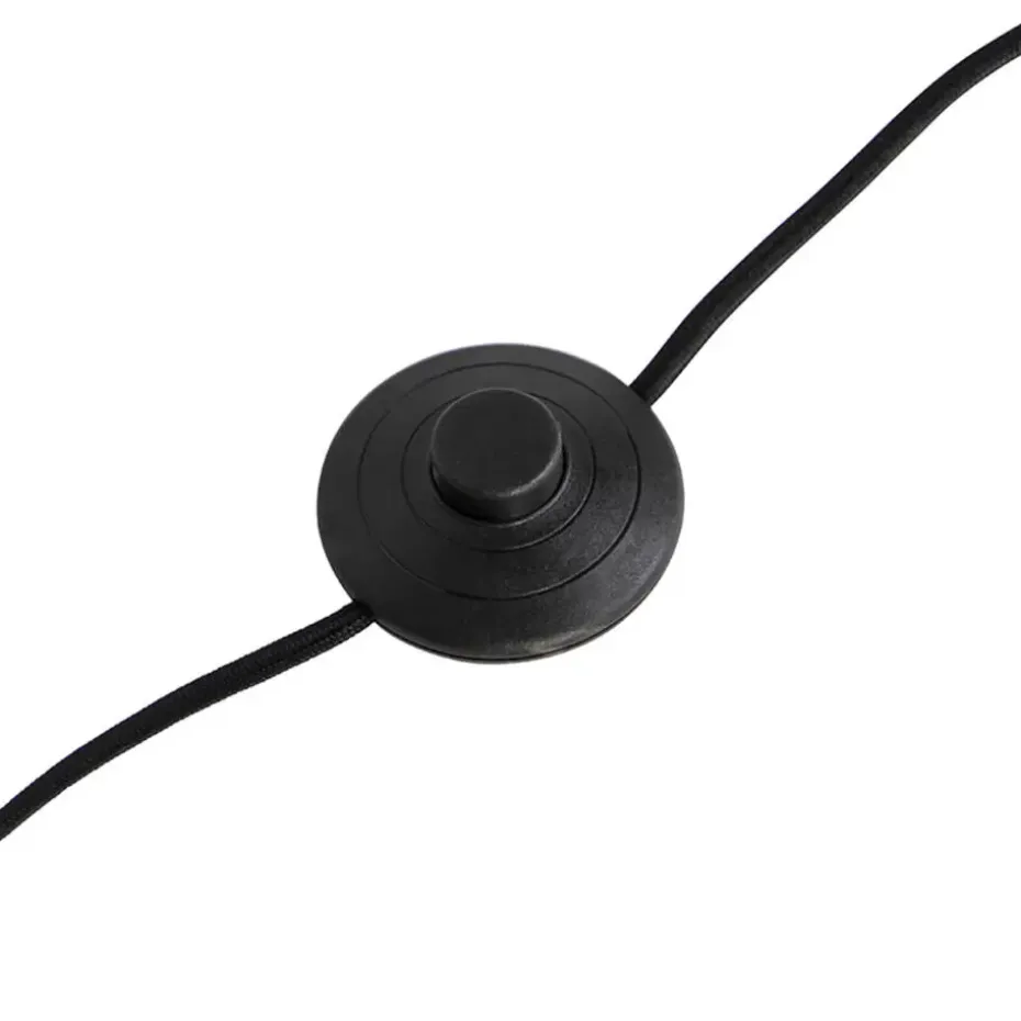 Qazqa vloerlampen simplo zwart e27
