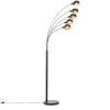 Qazqa vloerlampen sixties goudkleurig e14