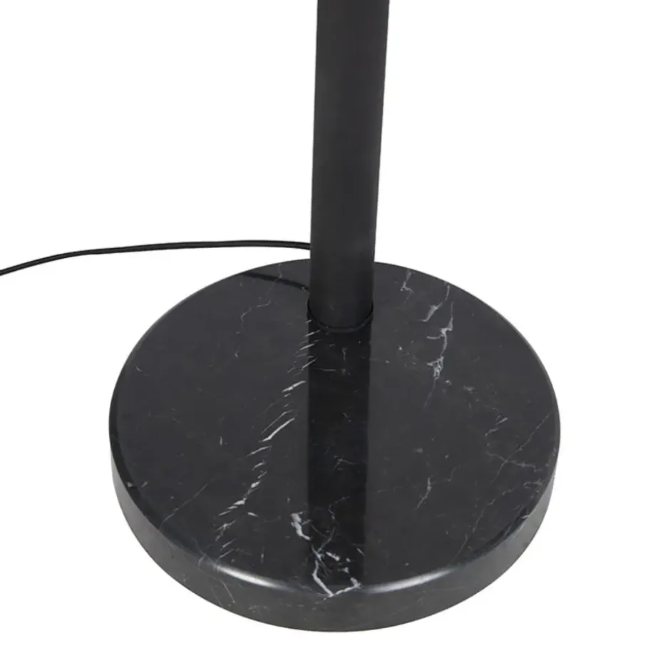 Qazqa vloerlampen sixties zwart e14
