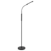 Qazqa vloerlampen statler zwart geïntegreerde led
