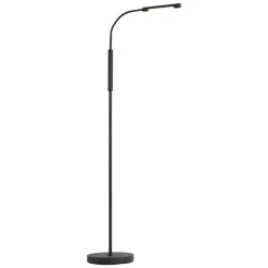 Qazqa vloerlampen statler zwart geïntegreerde led