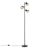 Qazqa vloerlampen vidro zwart e14