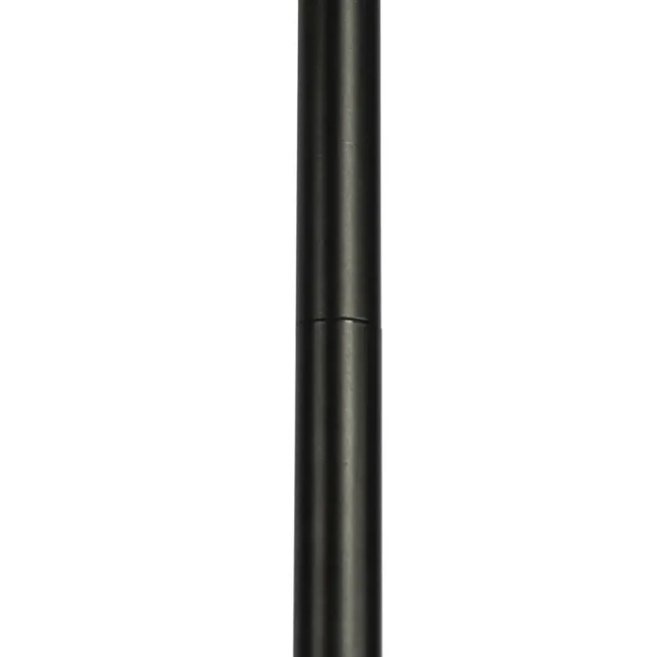Qazqa vloerlampen vidro zwart e14