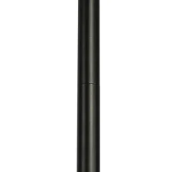 Qazqa vloerlampen vidro zwart e14