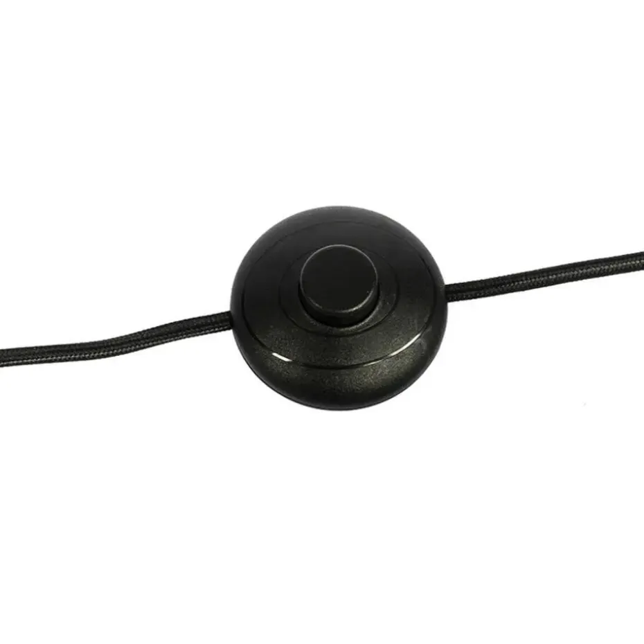 Qazqa vloerlampen vidro zwart e14