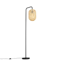 Qazqa vloerlampen yvonne crème e27