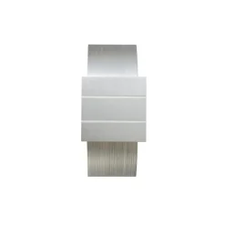 Qazqa wandlampen amy zilverkleurig g9