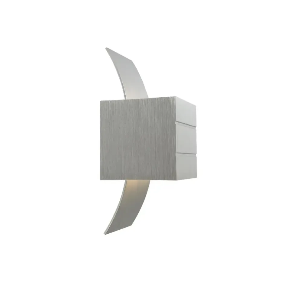 Qazqa wandlampen amy zilverkleurig g9