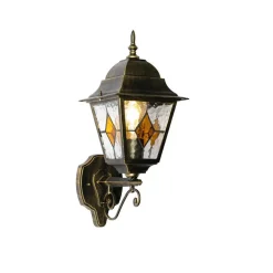 Qazqa wandlampen buiten antigua goudkleurig e27