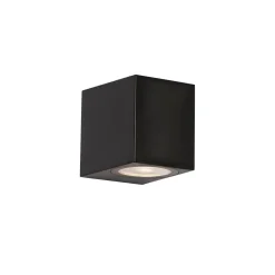 Qazqa wandlampen buiten baleno zwart gu10