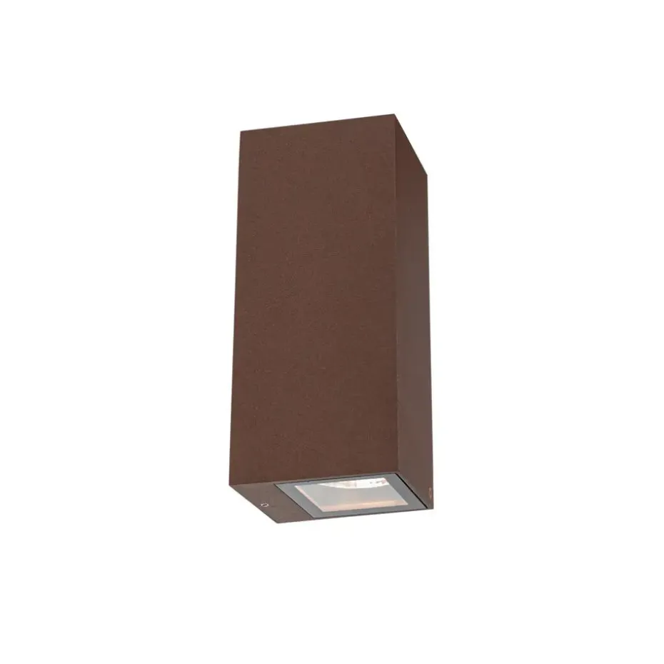Qazqa wandlampen buiten baleno bronskleurig gu10