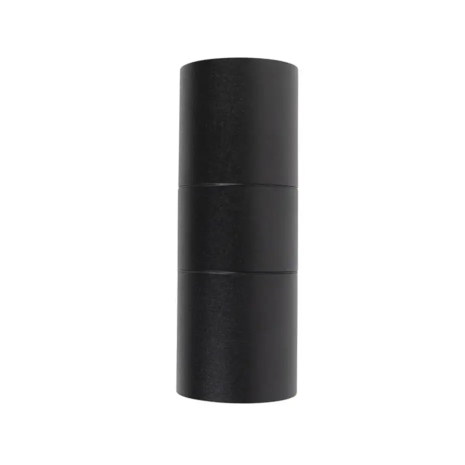 Qazqa wandlampen buiten duo zwart gu10