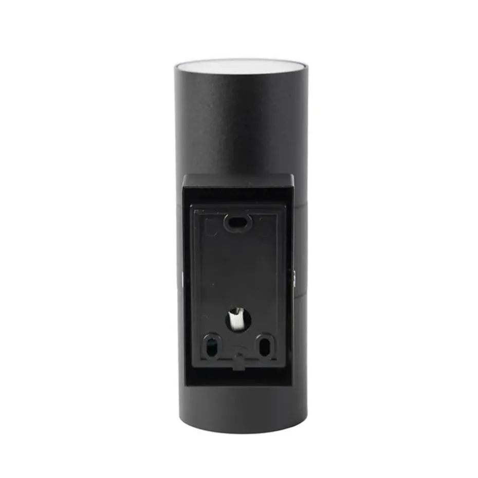 Qazqa wandlampen buiten duo zwart gu10