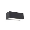Qazqa wandlampen buiten houks zwart e27