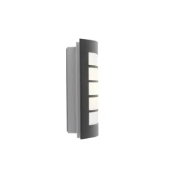 Qazqa wandlampen buiten miro zwart e27
