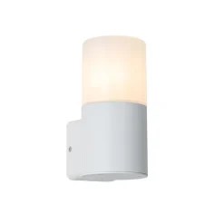 Qazqa wandlampen buiten odense wit e27