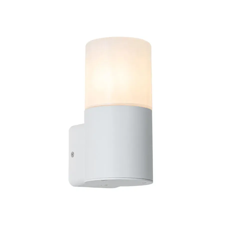 Qazqa wandlampen buiten odense wit e27